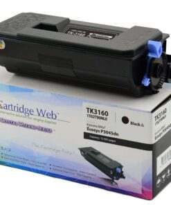 Toner Cartridge Web Czarny Kyocera TK3160 zamiennik TK-3160 (z pojemnikiem na zużyty toner WASTE BOX)