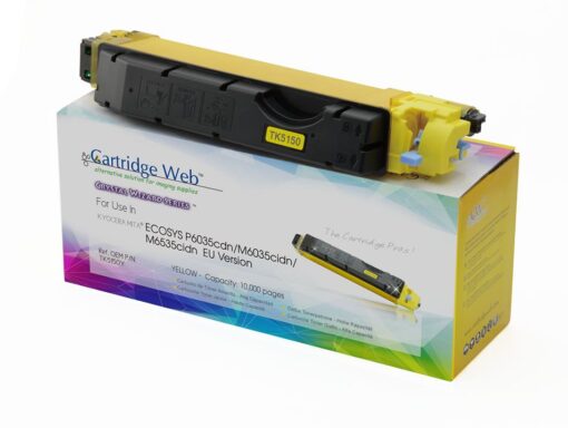 Toner Cartridge Web Yellow Kyocera TK5150 zamiennik TK-5150Y