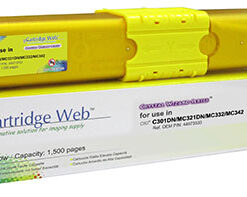 Toner Cartridge Web Yellow OKI C301 zamiennik 44973533