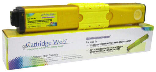 Toner Cartridge Web Yellow OKI C310 zamiennik 44469704