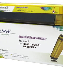 Toner Cartridge Web Yellow OKI C5850 zamiennik 43865721