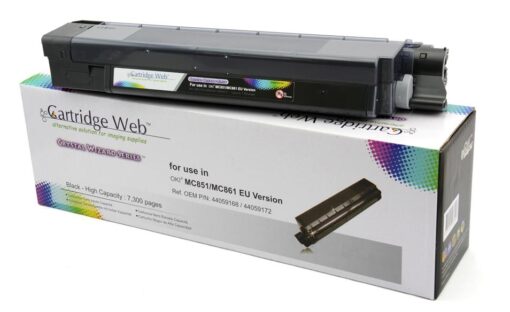 Toner Cartridge Web Black Oki MC851 zamiennik 44059168