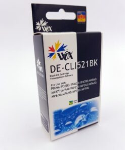 Tusz Wox Black Canon CLI 521BK z chipem zamiennik CLI-521BK